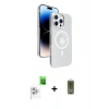 MARSİLYAN™- iPhone 16 Pro Max Kılıf Nova Modern Prime - Siyah Joko Magic 5D Hayalet Cam + Raze Metal Kamera Lens - BZ