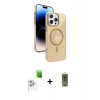MARSİLYAN™- iPhone 16 Pro Max Kılıf Nova Modern Prime - Siyah Joko Magic 5D Hayalet Cam + Raze Metal Kamera Lens - BZ