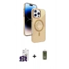 MARSİLYAN™- iPhone 16 Pro Max Kılıf Nova Modern Prime - Siyah Joko Magic 5D Hayalet Cam + Bilvis Titan Kamera Lens - GS