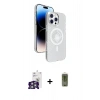MARSİLYAN™- iPhone 16 Pro Max Kılıf Nova Modern Prime - Siyah Joko Magic 5D Hayalet Cam + Bilvis Titan Kamera Lens - GS