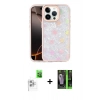 MARSİLYAN™- iPhone 16 Pro Max Kılıf Odak Prime - Şeffaf 360 Full Body Arka Koruyucu + Raze Metal Kamera Lens - BZ