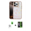 MARSİLYAN™- iPhone 16 Pro Max Kılıf Odak Prime - Şeffaf 360 Full Body Arka Koruyucu + Raze Metal Kamera Lens - BZ