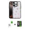 MARSİLYAN™- iPhone 16 Pro Max Kılıf Odak Prime - Şeffaf 360 Full Body Arka Koruyucu + Raze Metal Kamera Lens - BZ