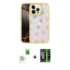 MARSİLYAN™- iPhone 16 Pro Max Kılıf Odak Prime - Şeffaf 360 Full Body Arka Koruyucu + Raze Metal Kamera Lens - BZ