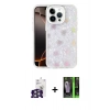 MARSİLYAN™- iPhone 16 Pro Max Kılıf Odak Prime - Şeffaf 360 Full Body Arka Koruyucu + Bilvis Titan Kamera Lens - GS