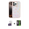MARSİLYAN™- iPhone 16 Pro Max Kılıf Odak Prime - Şeffaf 360 Full Body Arka Koruyucu + Bilvis Titan Kamera Lens - GS