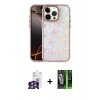 MARSİLYAN™- iPhone 16 Pro Max Kılıf Odak Prime - Şeffaf 360 Full Body Arka Koruyucu + Bilvis Titan Kamera Lens - GS