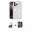 MARSİLYAN™- iPhone 16 Pro Max Kılıf Odak Prime - Şeffaf 360 Full Body Arka Koruyucu + Bilvis Titan Kamera Lens - GS