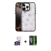 MARSİLYAN™- iPhone 16 Pro Max Kılıf Odak Prime - Şeffaf 360 Full Body Arka Koruyucu + Bilvis Titan Kamera Lens - GS