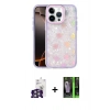 MARSİLYAN™- iPhone 16 Pro Max Kılıf Odak Prime - Şeffaf 360 Full Body Arka Koruyucu + Bilvis Titan Kamera Lens - GS