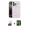 MARSİLYAN™- iPhone 16 Pro Max Kılıf Odak Prime - Şeffaf 360 Full Body Arka Koruyucu + Bilvis Titan Kamera Lens - GS
