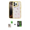 MARSİLYAN™- iPhone 16 Pro Max Kılıf Odak Prime - Şeffaf 360 Full Body Arka Koruyucu + Raze Metal Kamera Lens - NLGY