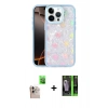 MARSİLYAN™- iPhone 16 Pro Max Kılıf Odak Prime - Şeffaf 360 Full Body Arka Koruyucu + Raze Metal Kamera Lens - NLGY