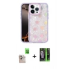 MARSİLYAN™- iPhone 16 Pro Max Kılıf Odak Prime - Şeffaf 360 Full Body Arka Koruyucu + Raze Metal Kamera Lens - NLGY