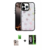 MARSİLYAN™- iPhone 16 Pro Max Kılıf Odak Prime - Şeffaf 360 Full Body Arka Koruyucu + Raze Metal Kamera Lens - NLGY