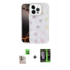 MARSİLYAN™- iPhone 16 Pro Max Kılıf Odak Prime - Şeffaf 360 Full Body Arka Koruyucu + Raze Metal Kamera Lens - NLGY