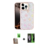 MARSİLYAN™- iPhone 16 Pro Max Kılıf Odak Prime - Şeffaf 360 Full Body Arka Koruyucu + Raze Metal Kamera Lens - CLTM