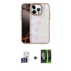 MARSİLYAN™- iPhone 16 Pro Max Kılıf Odak Prime - Şeffaf 360 Full Body Arka Koruyucu + Bilvis Titan Kamera Lens - TMGI