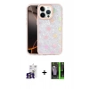 MARSİLYAN™- iPhone 16 Pro Max Kılıf Odak Prime - Şeffaf 360 Full Body Arka Koruyucu + Bilvis Titan Kamera Lens - TMGI