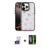 MARSİLYAN™- iPhone 16 Pro Max Kılıf Odak Prime - Şeffaf 360 Full Body Arka Koruyucu + Bilvis Titan Kamera Lens - TMGI