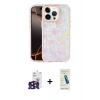 MARSİLYAN™- iPhone 16 Pro Max Kılıf Odak Prime - Şeffaf Pasifik Cam Ekran Koruyucu + Bilvis Titan Kamera Lens - SH