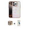 MARSİLYAN™- iPhone 16 Pro Max Kılıf Odak Prime - Şeffaf Pasifik Cam Ekran Koruyucu + Pers Alüminyum Kamera Lens - CLTM