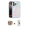 MARSİLYAN™- iPhone 16 Pro Max Kılıf Odak Prime - Şeffaf Pasifik Cam Ekran Koruyucu + Pers Alüminyum Kamera Lens - CLTM