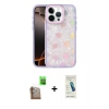 MARSİLYAN™- iPhone 16 Pro Max Kılıf Odak Prime - Şeffaf Pasifik Cam Ekran Koruyucu + Raze Metal Kamera Lens - CLTM