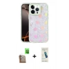 MARSİLYAN™- iPhone 16 Pro Max Kılıf Odak Prime - Şeffaf Pasifik Cam Ekran Koruyucu + Raze Metal Kamera Lens - CLTM