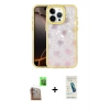 MARSİLYAN™- iPhone 16 Pro Max Kılıf Odak Prime - Şeffaf Pasifik Cam Ekran Koruyucu + Raze Metal Kamera Lens - CLTM