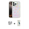 MARSİLYAN™- iPhone 16 Pro Max Kılıf Odak Prime - Şeffaf Pasifik Cam Ekran Koruyucu + Pers Alüminyum Kamera Lens - GS