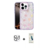 MARSİLYAN™- iPhone 16 Pro Max Kılıf Odak Prime - Şeffaf Pasifik Cam Ekran Koruyucu + Pers Alüminyum Kamera Lens - GS