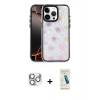 MARSİLYAN™- iPhone 16 Pro Max Kılıf Odak Prime - Şeffaf Pasifik Cam Ekran Koruyucu + Pers Alüminyum Kamera Lens - GS