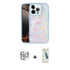 MARSİLYAN™- iPhone 16 Pro Max Kılıf Odak Prime - Şeffaf Pasifik Cam Ekran Koruyucu + Pers Alüminyum Kamera Lens - GS