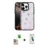 MARSİLYAN™- iPhone 16 Pro Max Kılıf Odak Prime - Şeffaf Pasifik Cam Ekran Koruyucu + Raze Metal Kamera Lens - NLGY