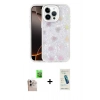 MARSİLYAN™- iPhone 16 Pro Max Kılıf Odak Prime - Şeffaf Pasifik Cam Ekran Koruyucu + Raze Metal Kamera Lens - NLGY