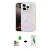MARSİLYAN™- iPhone 16 Pro Max Kılıf Odak Prime - Şeffaf Pasifik Cam Ekran Koruyucu + Raze Metal Kamera Lens - NLGY