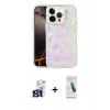 MARSİLYAN™- iPhone 16 Pro Max Kılıf Odak Prime - Şeffaf Pasifik Cam Ekran Koruyucu + Bilvis Titan Kamera Lens - TMGI