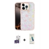 MARSİLYAN™- iPhone 16 Pro Max Kılıf Odak Prime - Şeffaf Pasifik Cam Ekran Koruyucu + Bilvis Titan Kamera Lens - TMGI