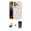 MARSİLYAN™- iPhone 16 Pro Max Kılıf Odak Prime - Siyah 360 Mat Full Body Arka Koruyucu + Bilvis Titan Kamera Lens - TMGI