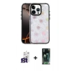 MARSİLYAN™- iPhone 16 Pro Max Kılıf Odak Prime - Siyah 360 Mat Full Body Arka Koruyucu + Bilvis Titan Kamera Lens - TMGI