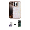 MARSİLYAN™- iPhone 16 Pro Max Kılıf Odak Prime - Siyah 360 Mat Full Body Arka Koruyucu + Bilvis Titan Kamera Lens - TMGI