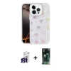 MARSİLYAN™- iPhone 16 Pro Max Kılıf Odak Prime - Siyah 360 Mat Full Body Arka Koruyucu + Bilvis Titan Kamera Lens - TMGI