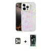 MARSİLYAN™- iPhone 16 Pro Max Kılıf Odak Prime - Siyah 360 Mat Full Body Arka Koruyucu + PVD Metal Kamera Lens - GD