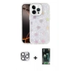 MARSİLYAN™- iPhone 16 Pro Max Kılıf Odak Prime - Siyah 360 Mat Full Body Arka Koruyucu + Pers Alüminyum Kamera Lens - GI