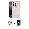 MARSİLYAN™- iPhone 16 Pro Max Kılıf Odak Prime - Siyah 360 Mat Full Body Arka Koruyucu + Pers Alüminyum Kamera Lens - GS
