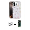 MARSİLYAN™- iPhone 16 Pro Max Kılıf Odak Prime - Siyah 360 Mat Full Body Arka Koruyucu + Pers Alüminyum Kamera Lens - GS