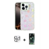 MARSİLYAN™- iPhone 16 Pro Max Kılıf Odak Prime - Siyah 360 Mat Full Body Arka Koruyucu + Pers Alüminyum Kamera Lens - GS