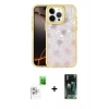 MARSİLYAN™- iPhone 16 Pro Max Kılıf Odak Prime - Siyah 360 Mat Full Body Arka Koruyucu + Raze Metal Kamera Lens - BZ