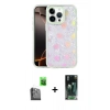 MARSİLYAN™- iPhone 16 Pro Max Kılıf Odak Prime - Siyah 360 Mat Full Body Arka Koruyucu + Raze Metal Kamera Lens - SH
